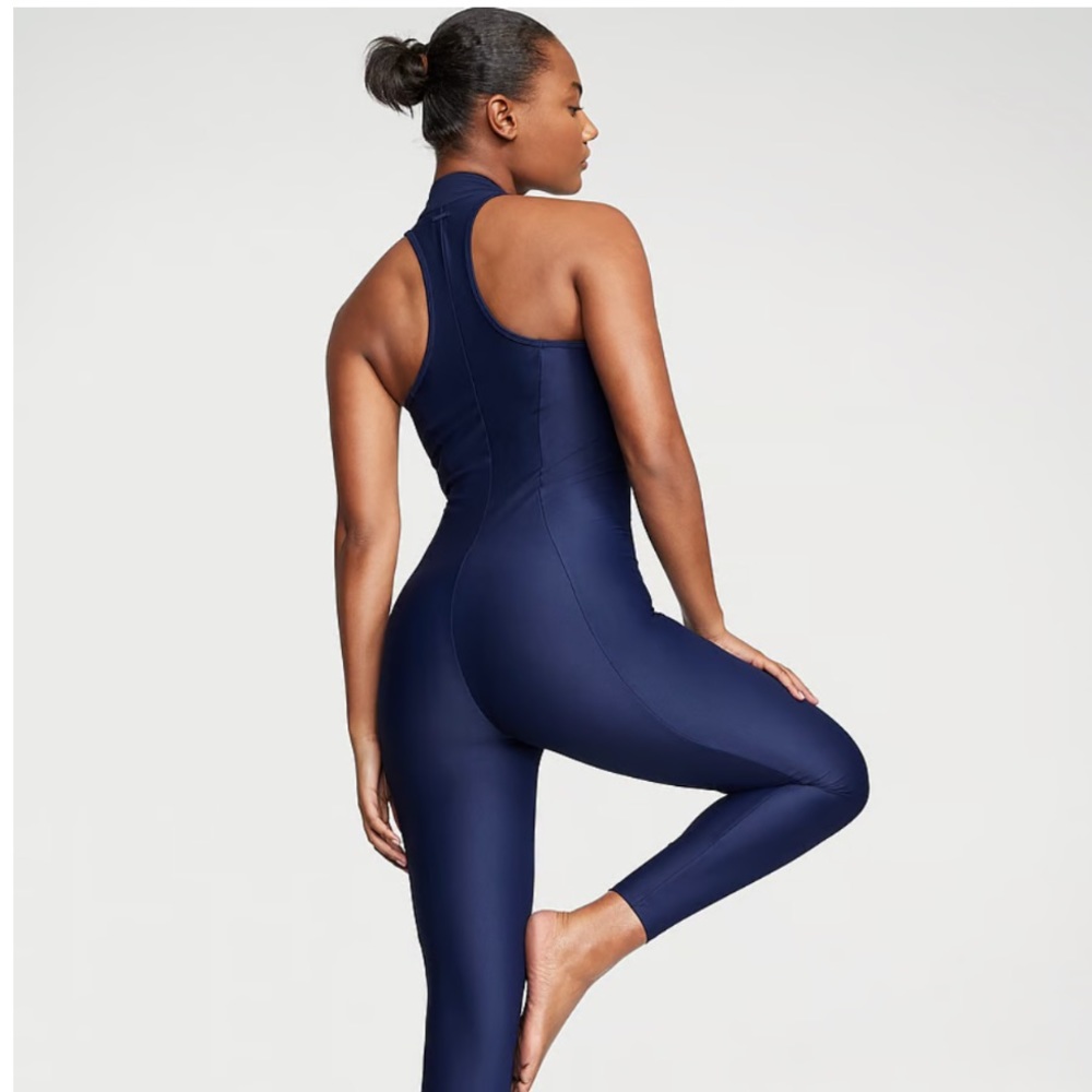 NWT Victoria’s Secret Blue Zip Up Jumpsuit 💙 - Picture 4 of 15